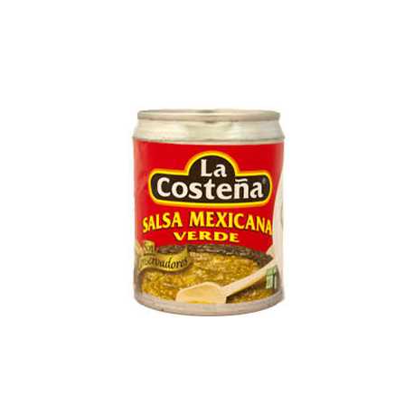 SALSA VERDE MEXICANA LATA X 220 GRS COSTEÑA 
