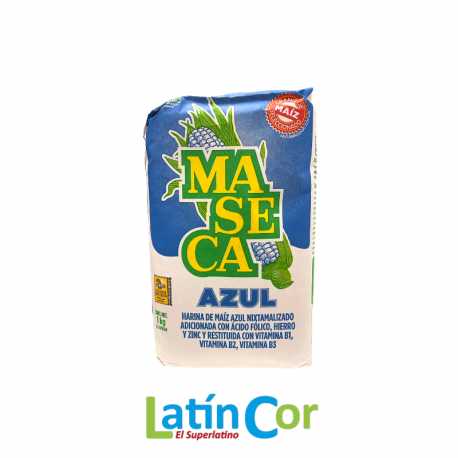 HARINA DE MAIZ AZUL MASECA X 1 KG