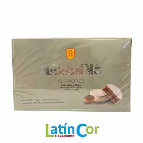 ALFAJORES HAVANNA MERENGUE CLÁSICO X 12