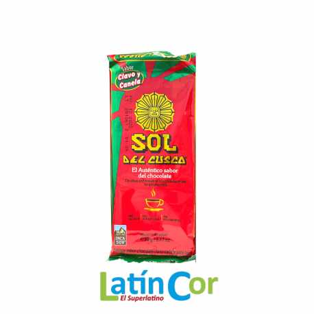 CHOCOLATE CUSCO CLAVO Y CANELA X 90 GRS 