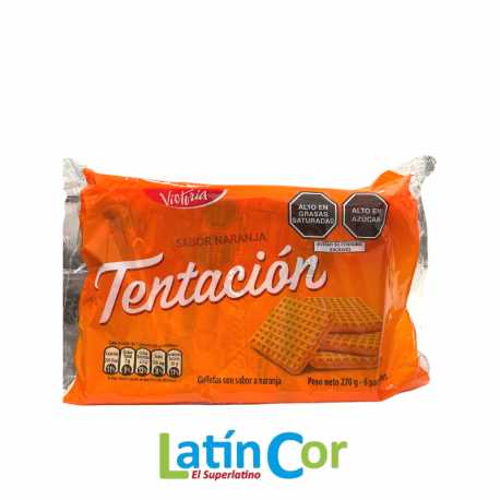 GALLETAS TENTACIÓN NARANJA DSX6