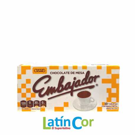 CHOCOLATE EMBAJADOR 26GR