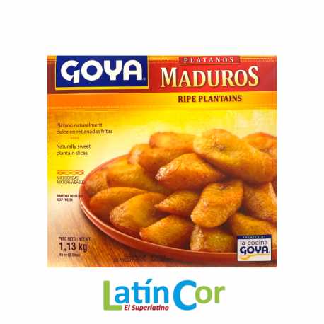 TAJADAS DE PLATANO MADURO GOYA 1.13 KG