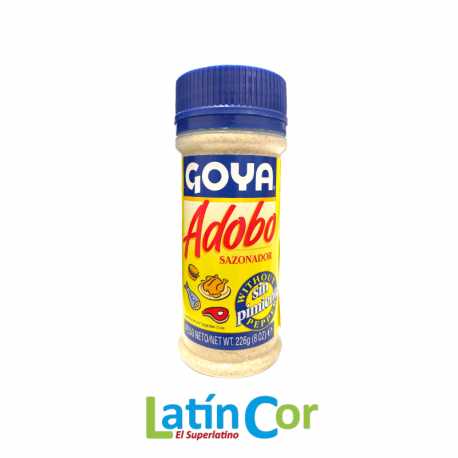 ADOBO GOYA 226GR S/PIMIENTA