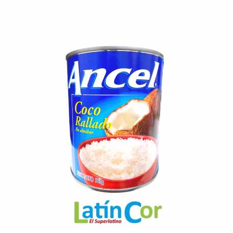 COCO RALLADO EN ALMIBAR LATA X 963 GRS ANCEL 
