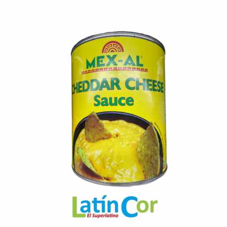 SALSA DE QUESO CHEDDAR MEX-AL X 3 K