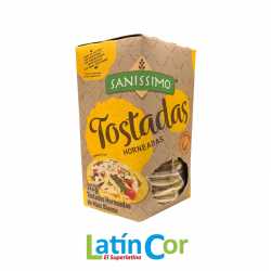 TOSTADAS HORNEADAS DE MAÍZ BLANCO SANISSIMO X 216 G