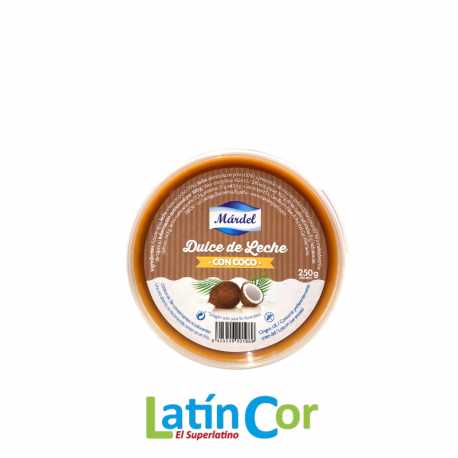 DULCE DE LECHE CON COCO MÁRDEL X 250 G