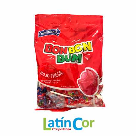 BON BON BUM ROJO FRESA X24U