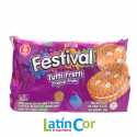 GALLETAS FESTIVAL TUTTI FRUTTI X 12 UNIDADES