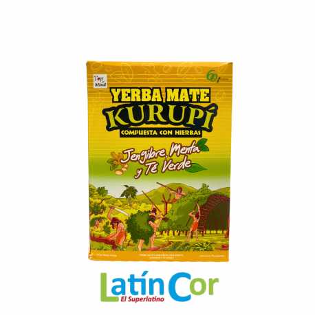 YERBA MATE KURUPI JENGIBRE MENTA 500GR