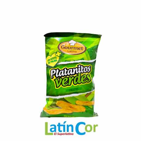 PLATANITOS VERDES GOURMET LATINO X 65 G