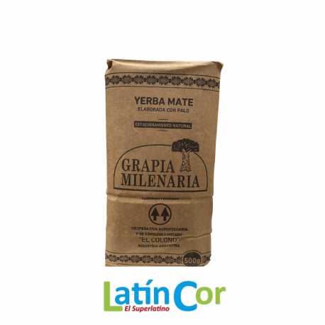 YERBA MATE CON PALO GRAPIA X 500 G