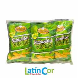 PLATANITOS VERDES GOURMET LATINO X3