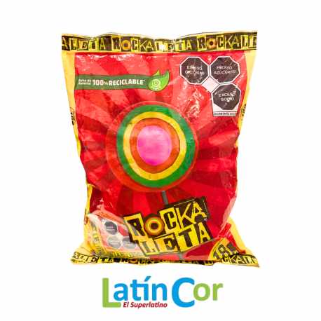PALETA ENCHILADA CON GOMA ROCKALETA X 18 U 