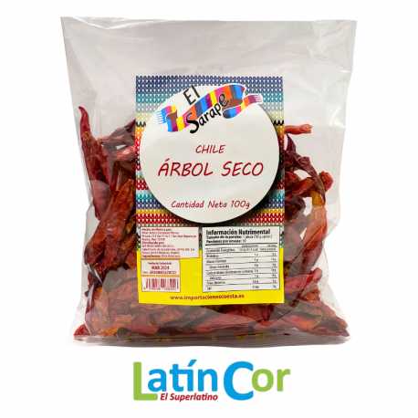 CHILE DE ARBOL EL SARAPE 100GR