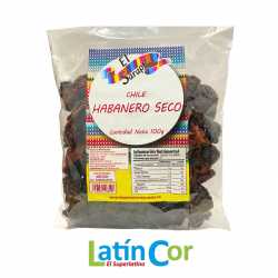 CHILE HABANERO SECO EL SARAPE X 100 G