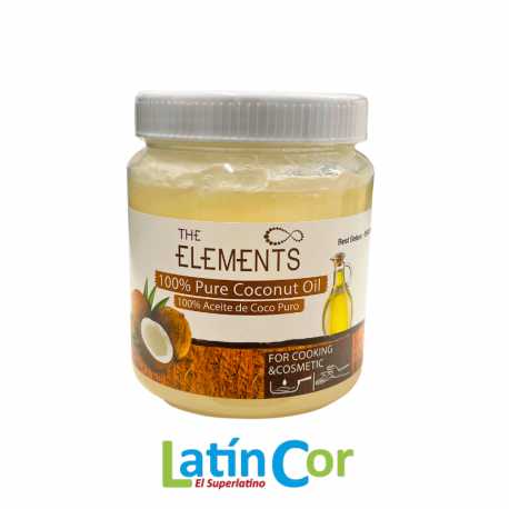 ACEITE DE COCO THE ELEMENTS X 500 G