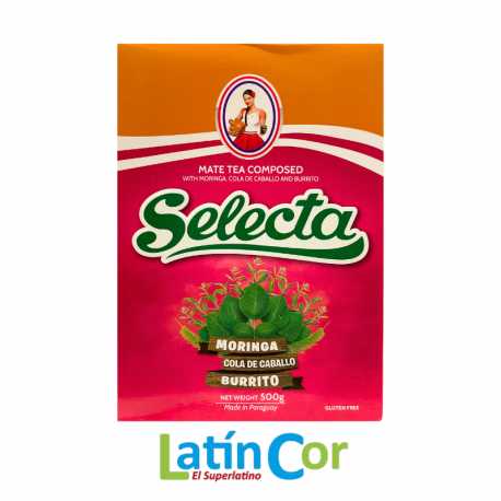 YERBA MATE MORINGA SLECTA X 500 GRS 