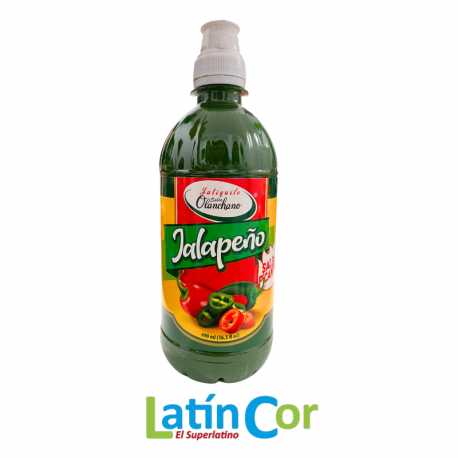 SALSA DE JALAPEÑO OLANCHANO X 490 ML