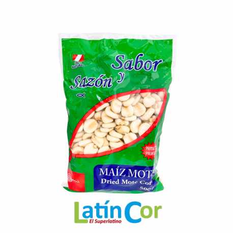 MAÍZ MOTE SABOR Y SAZÓN X 500 G