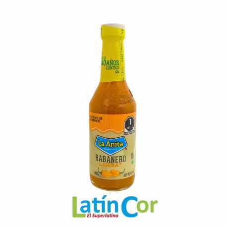 SALSA DE HABANERO LIGERA LA ANITA X 120 ML