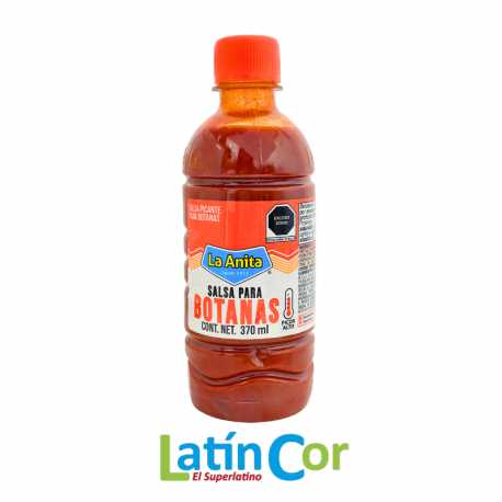 SALSA PARA BOTANAS LA ANITA X 370 ML