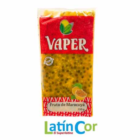 PULPA DE MARACUYA CON PEPITAS 250GRS VAPER