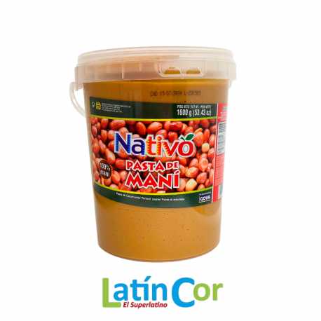 PASTA DE MANÍ NATIVO X 1.6 KG