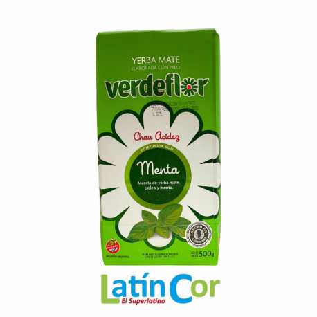 YERBA MATE VERDEFLOR MENTA X 500 GR