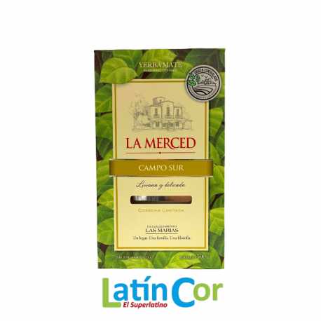 YERBA MATE LA MERCED CAMPO SUR X 500 G
