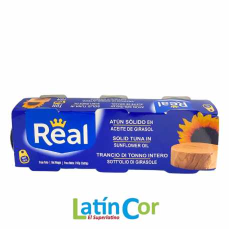 ATÚN EN ACEITE DE GIRASOL REAL - DS X3U
