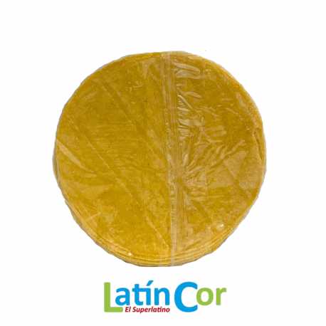 TORTILLAS DE MAIZ AMARILLO 25UX15CM