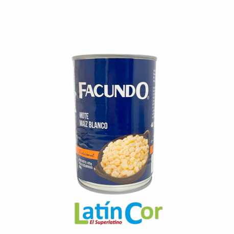 MAÍZ MOTE EN AGUA Y SAL FACUNDO 425 GR