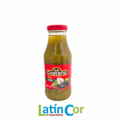 SALSA VERDE X 250 GRS BOTELLA COSTEÑA