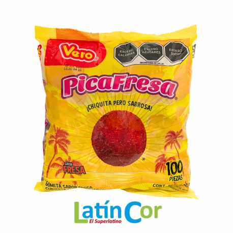 PICAGOMAS FRESA PAQUETE X 100 UNIDADES