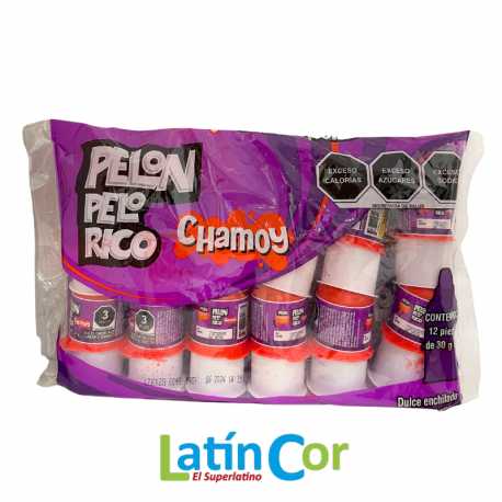 PELÓN PELO RICO CHAMOY DISPLAY X 12 UNIDADES