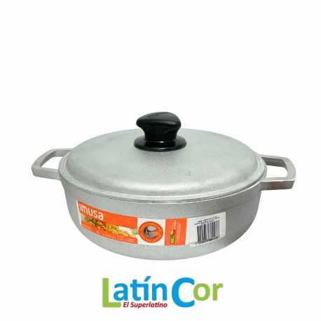 CALDERO IMUSA NÚMERO 4 (ALUMINIO FUNDIDO) 22 CM-2.5 L