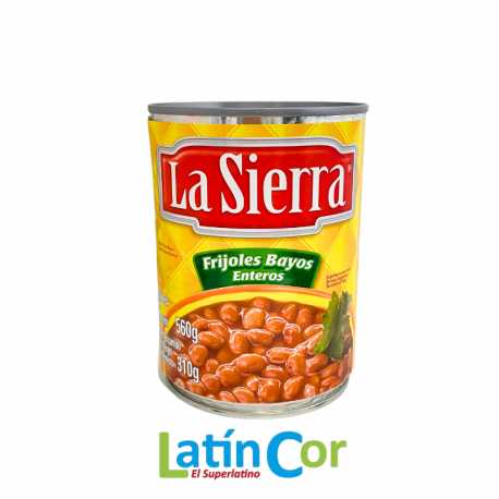 FRIJOLES BAYOS ENTEROS LA SIERRA 560G