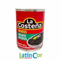 frijoles negros enteros costeña 580gr 