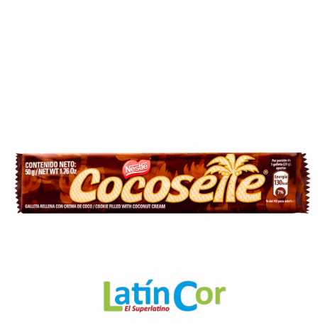  COCOSETTE GALLETA RELLENA CREMA DE COCO X 50 GRS X UNIDAD 