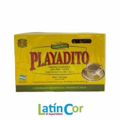 MATE COCIDO PLAYADITO X 20 SAQUITOS
