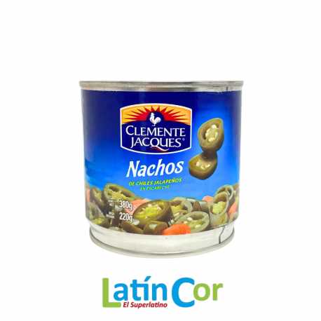 CHILE JALAPEÑO RODAJAS ( CLEMENTE JACQUES) 380 GRS 