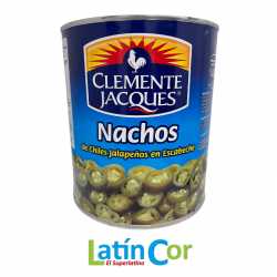 NACHOS DE CHILES JALAPEÑOS CLEMENTE JACQUES X 2.8 KG 
