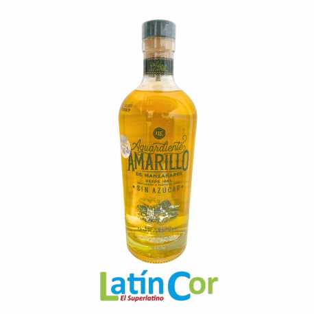 AGUARDIENTE AMARILLO DE MANZARES X 700 ML