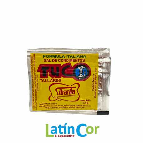 TUCO TALLARIN SIBARITA UNIDAD X 8.4 G
