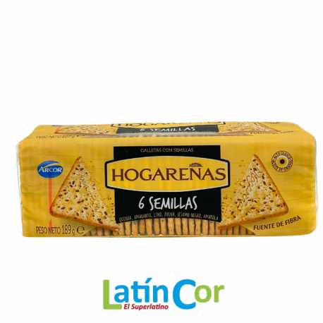 GALLETAS HOGAREÑAS 6 SEMILLAS ARCOR X 189 G