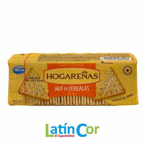 GALLETAS HOGAREÑAS MIX DE CEREALES ARCOR X 185 G