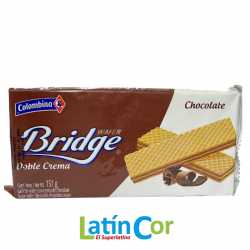 GALLETAS WAFER BRIDGE CHOCOLATE X 151 G