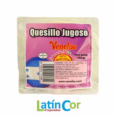 QUESILLO JUGOSO VENELAC X 250 G